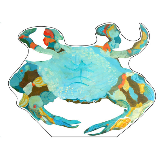 Blue Crab Mini Acrylic Cutout Shelfie 0.50 inch