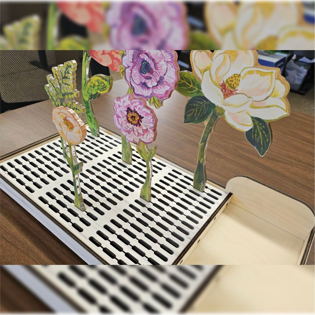 Acrylic Floral Display Tray | 0.25 Ply | Display