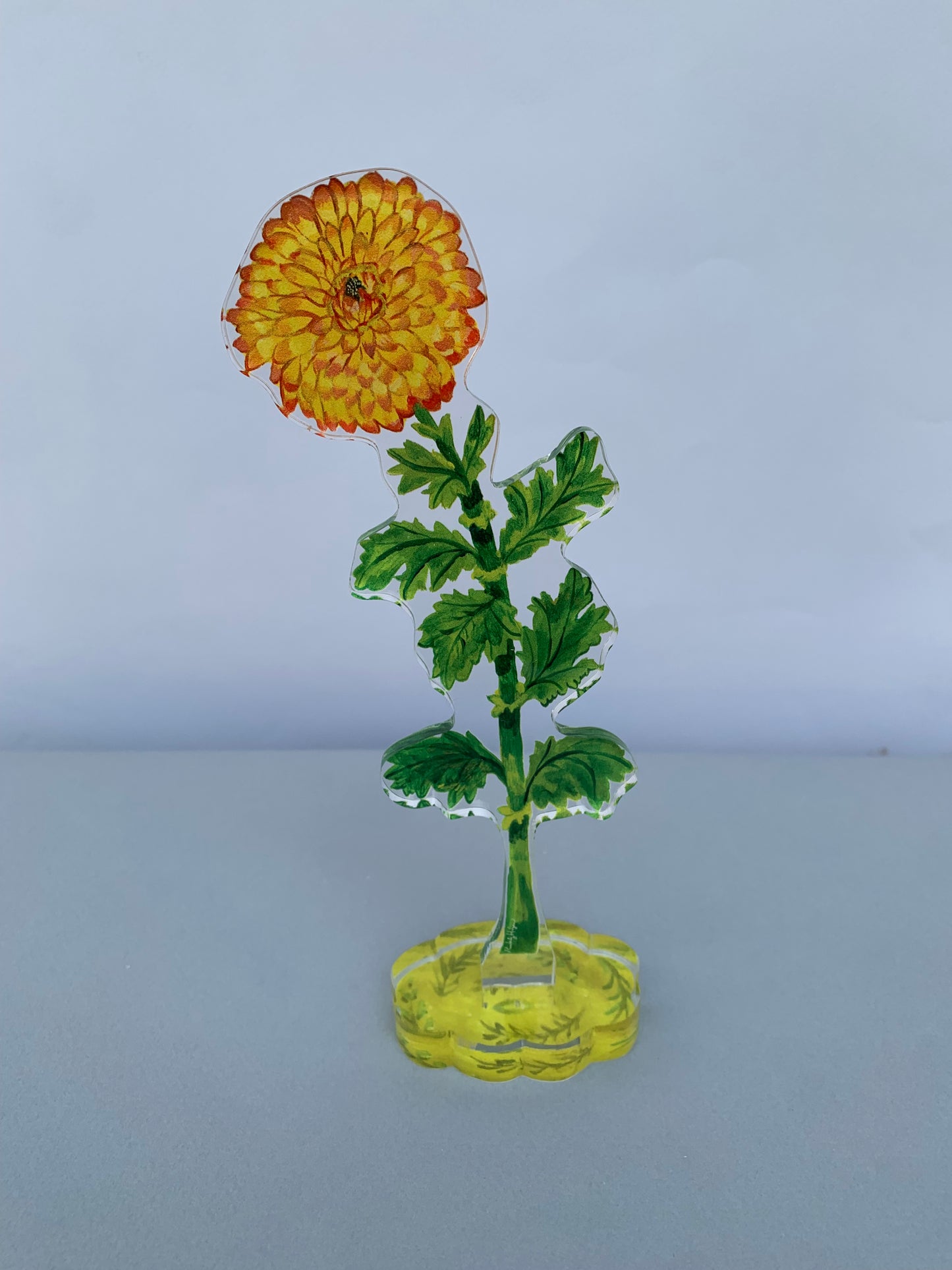 Chrysanthemum Small Acrylic Flower