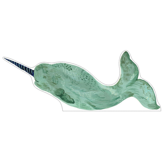 Narwhal Mini Acrylic Cutout Shelfie 0.50 inch