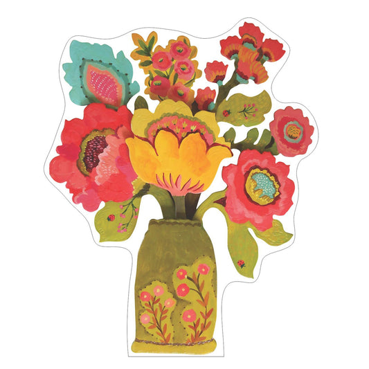 Provence Poppy Acrylic Cutout Shelfie 0.75 inch