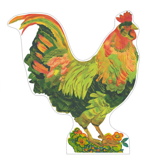 Rooster Acrylic Cutout Shelfie 0.75 inch