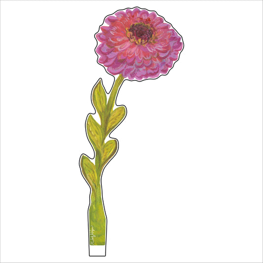 Thistle Zinnia Large Acrylic Flower