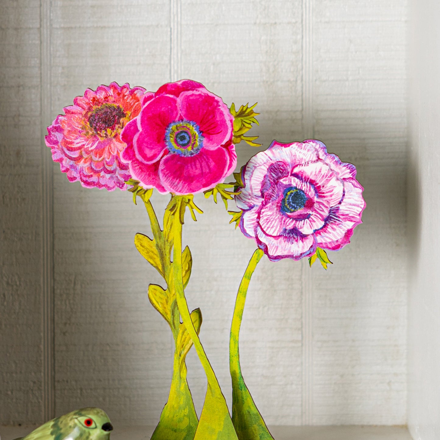 Magenta Anemone Large Acrylic Flower